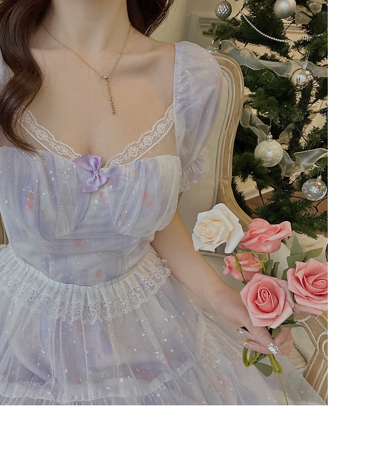 Pastel Bubble Princess Dress MK17454 - mkkawaiishop