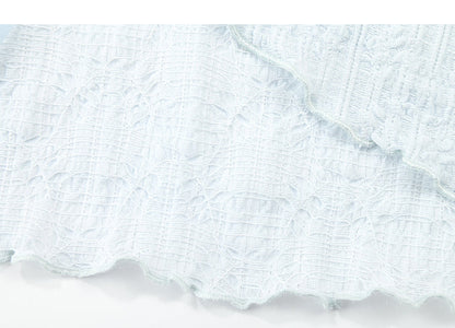 Cute Soft Girl Sky Blue Spring Cardigan ON626