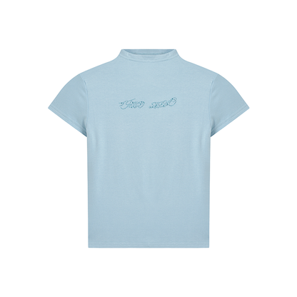 Summer Cropped Turtleneck T-shirt - Heartzcore