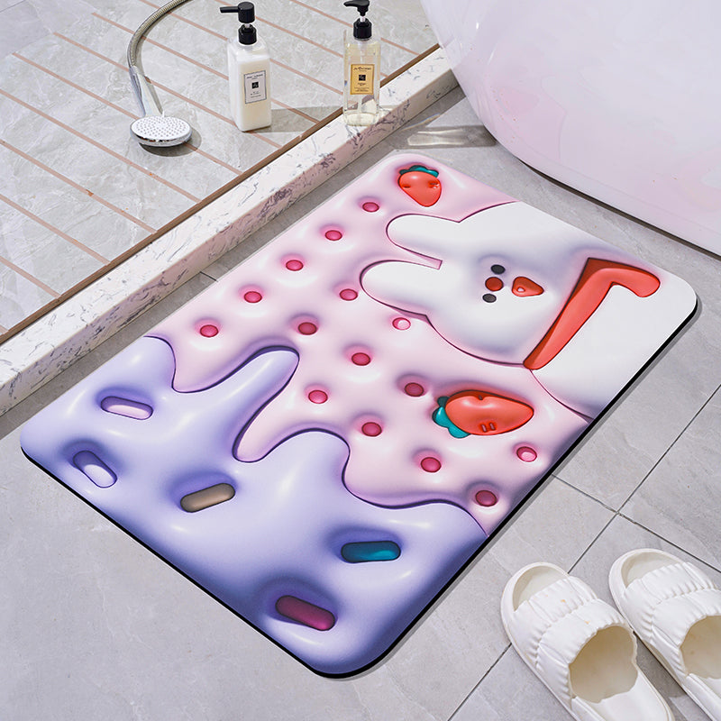 Cute 3D Effect Kawaii Bath Mat ON815