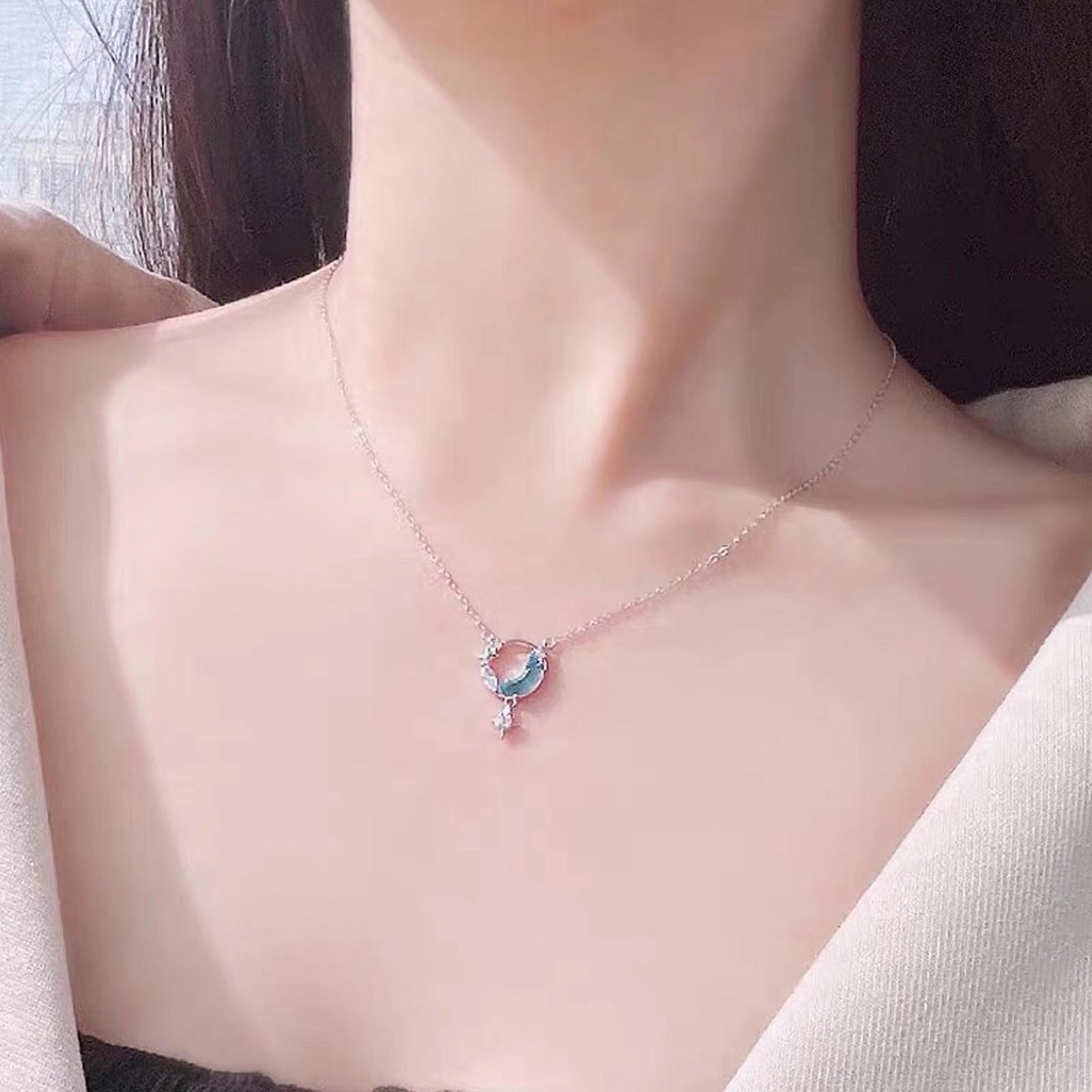 Moon Ocean Necklace - Heartzcore