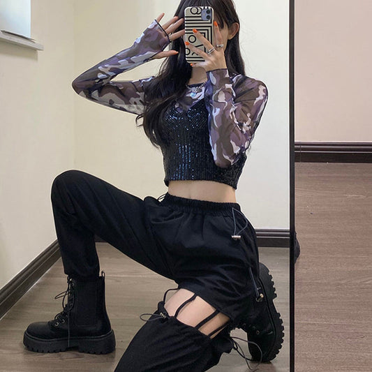 Tenue Lisa avec haut et pantalon BlackPink ON962