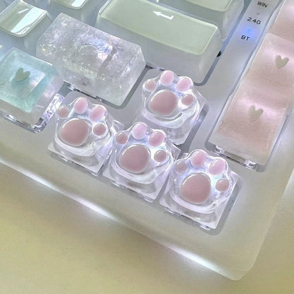 GG Kawaii Animal Paws Transparent Keycaps MK19007