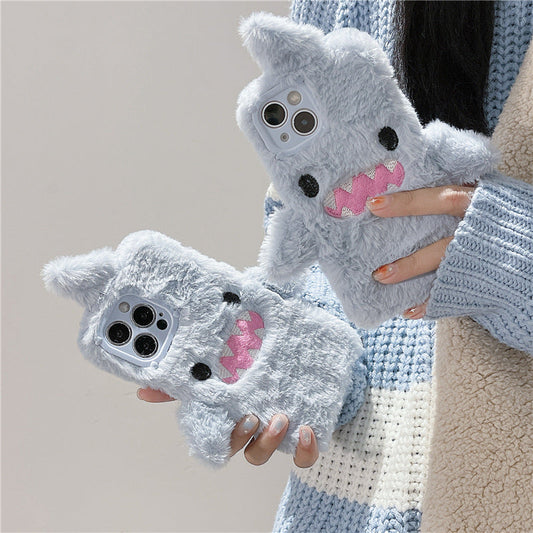 Cute Shark Fluffy iPhone Case MK18861