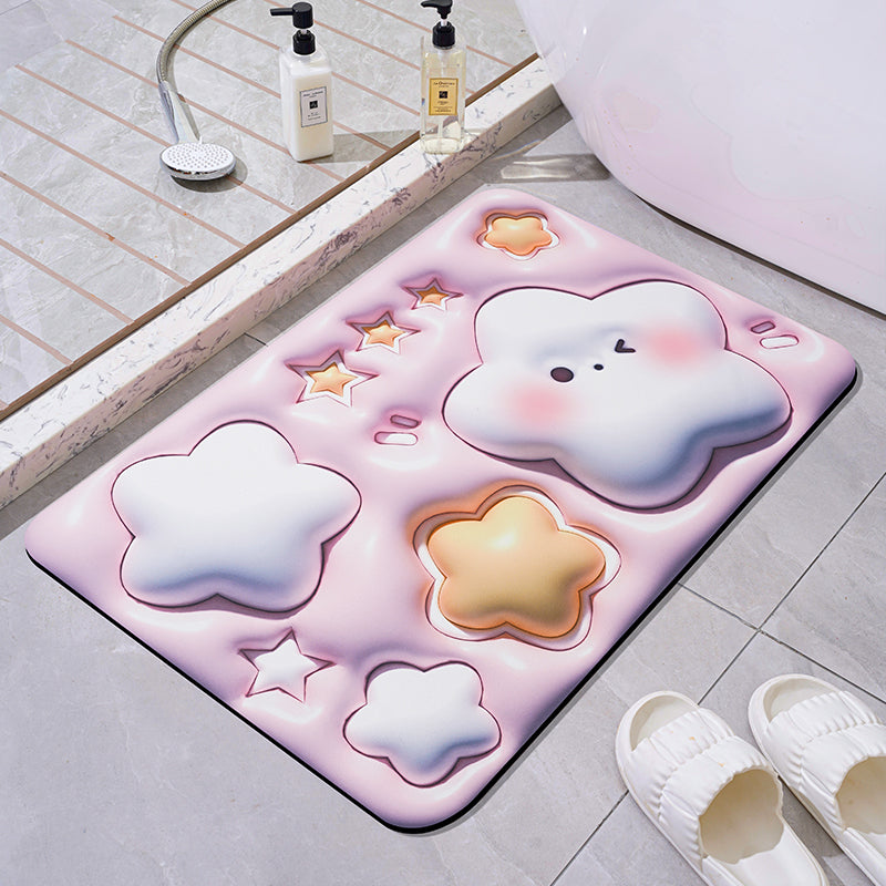 Cute 3D Effect Kawaii Bath Mat ON815