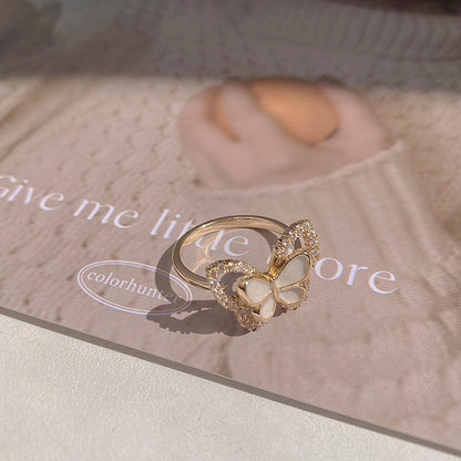 Brooke Butterfly Ring LIN09 - mkkawaiishop