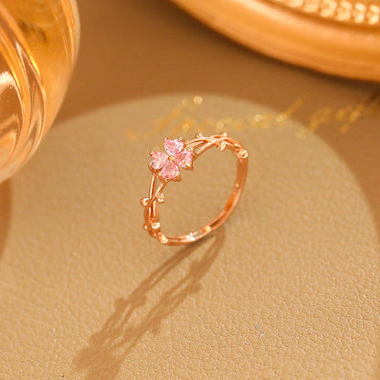 Pretty In Pink Ring LIN22 - mkkawaiishop