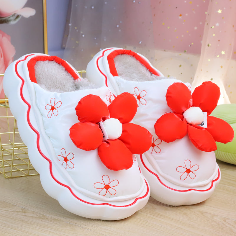 Cute Comfy Inside Flower Slippers