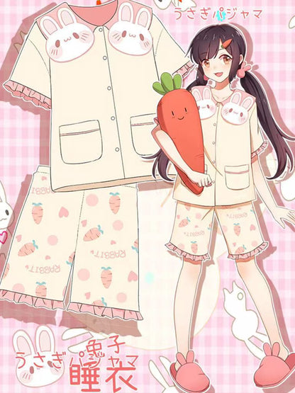 Süßer Pyjama mit Häschenprinzessin MK19201