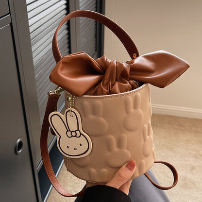 Bunny Bucket Crossbody Bag Mini Purse - Heartzcore