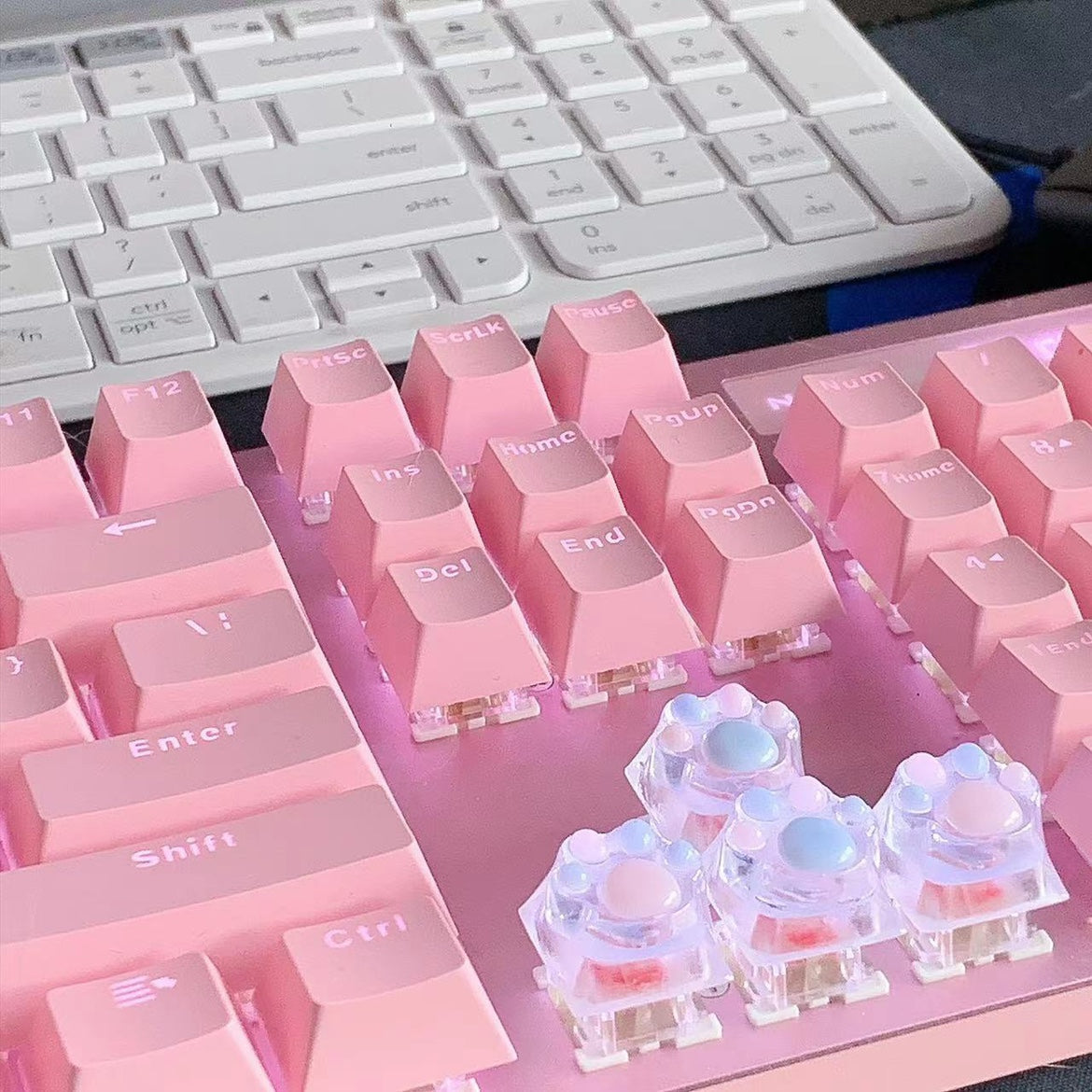 GG Kawaii Animal Paws Transparent Keycaps MK19007