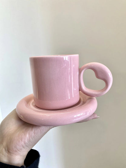 Heart-shaped Cup and Plate - Heartzcore