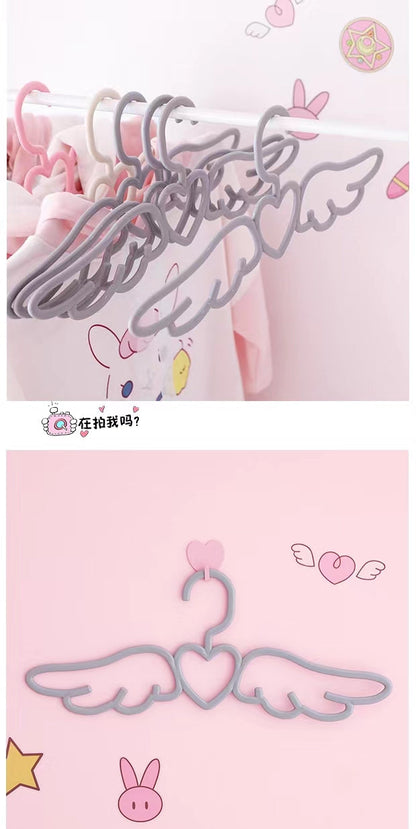 5pcs Heart Angel Wings Hangers - Heartzcore