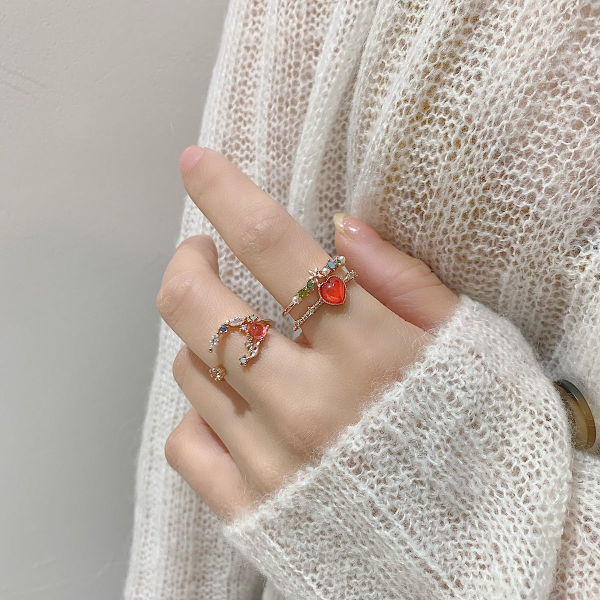 Lost In The Bloom Ring LIN23 - mkkawaiishop