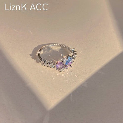 French Rose Petal Ring LIN10 - mkkawaiishop