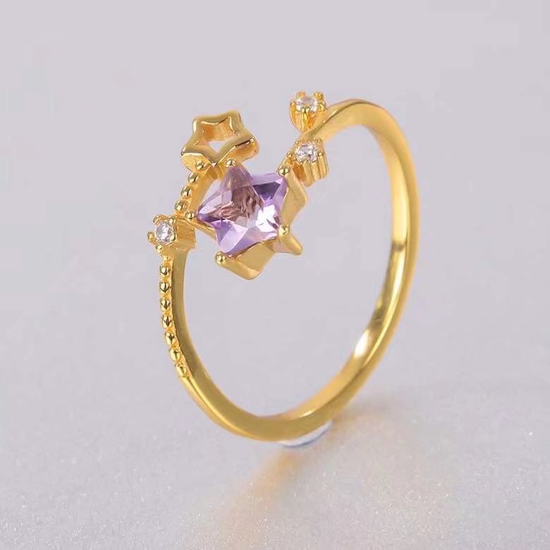 Star Crossed Ring LIN24 - mkkawaiishop