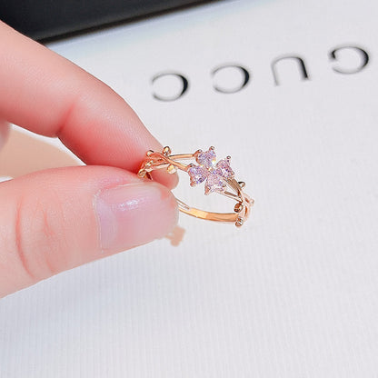 Pretty In Pink Ring LIN22 - mkkawaiishop
