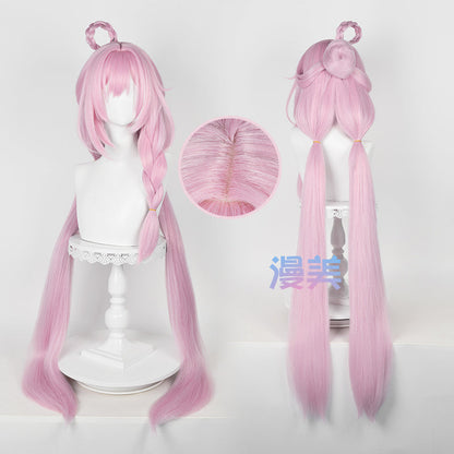 Perruque de cosplay rose Sakura Elysia de Honkai Impact 3 ON1029