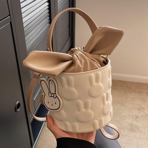 Bunny Bucket Crossbody Bag Mini Purse - Heartzcore