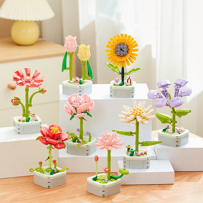 Building Block Diy Flower Planter - Heartzcore