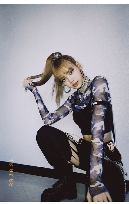 Tenue Lisa avec haut et pantalon BlackPink ON962