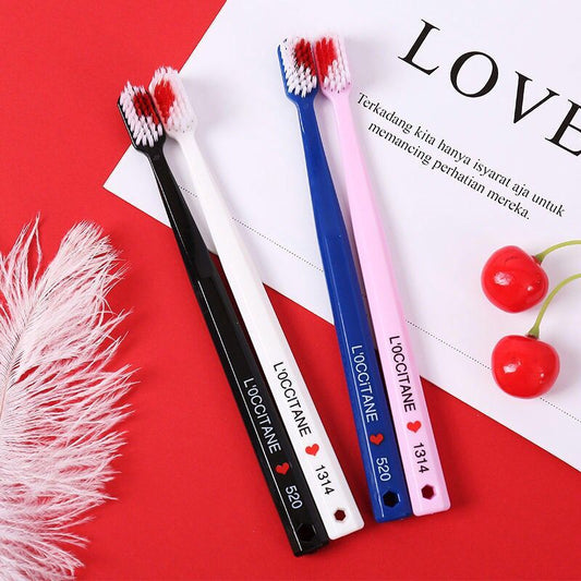 2Pcs Couple Heart Toothbrush - Heartzcore