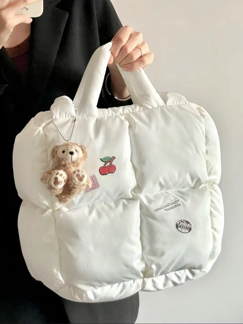 Cute Puffy Tote Bag Kawaii - Heartzcore