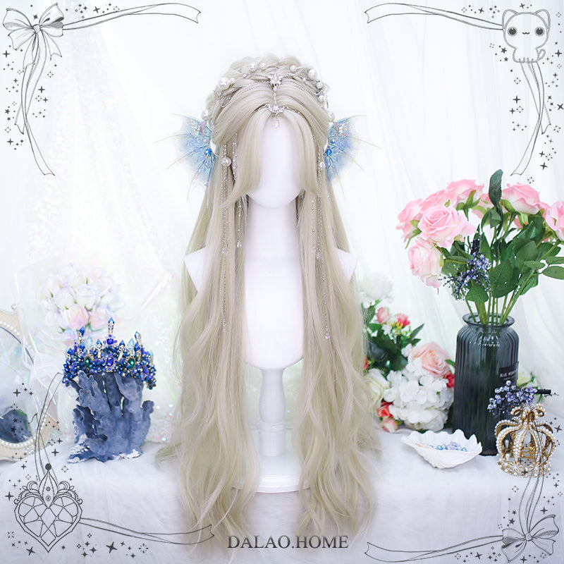 Platinblonde Lolita-Perücke „Elfenkönigin“ aus der Princess-Serie ON988