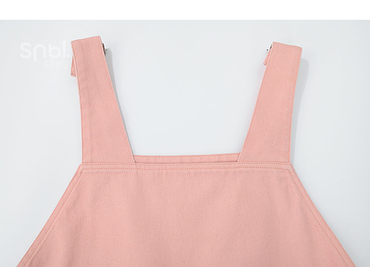 Soft Spring Pink Bears Overalls ON633