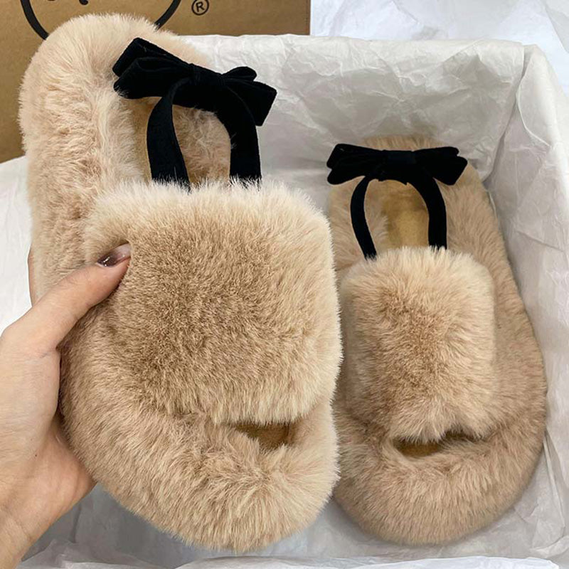 Cute Fluffy Home Slippers - Heartzcore