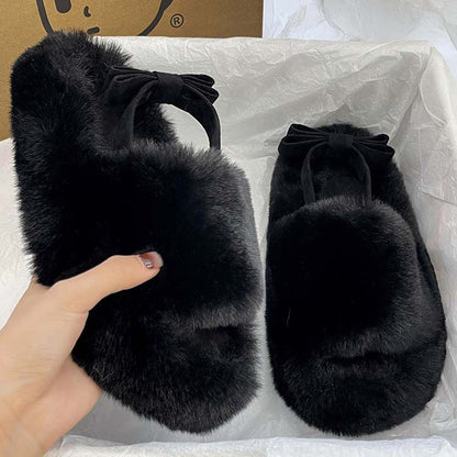 Cute Fluffy Home Slippers - Heartzcore