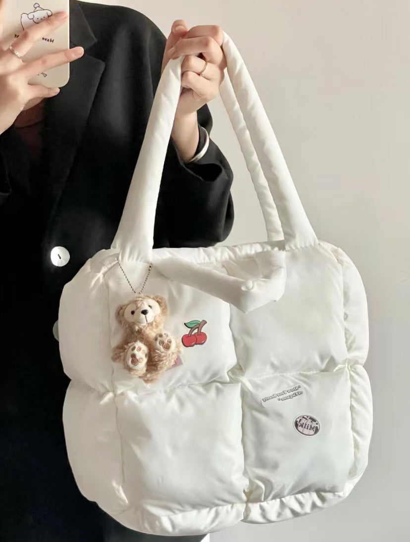 Cute Puffy Tote Bag Kawaii - Heartzcore