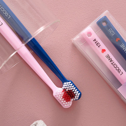 2Pcs Couple Heart Toothbrush - Heartzcore