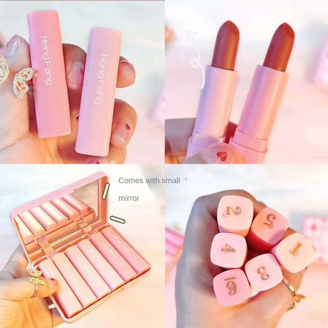 Box of 6 Mini Cute Bunny lipstick