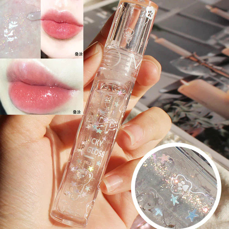 Colorless Glitter Mirror Lip Gloss MK18748