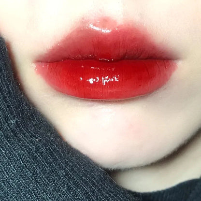 Pfirsichfarbener Spiegel-Lipgloss