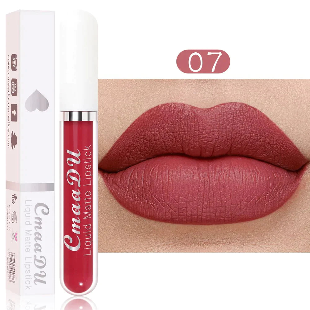 18-Color Waterproof Long-lasting Lip Gloss MK19072