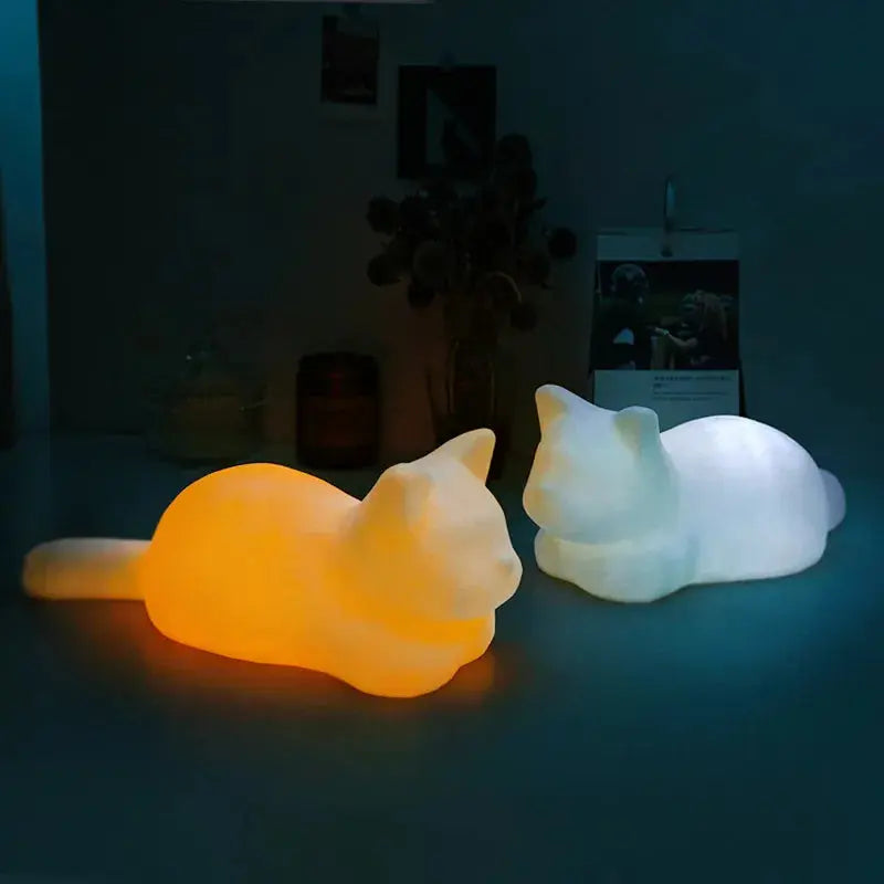 Kawaii Aesthetic Y2K Cute Fairy Sleeping Cat Light MK Kawaii Store