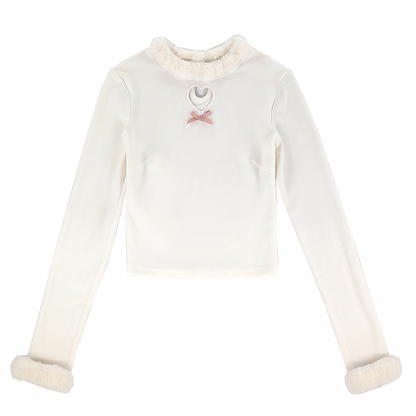 Robe mini sexy pastel à motif cœur doux MK18733