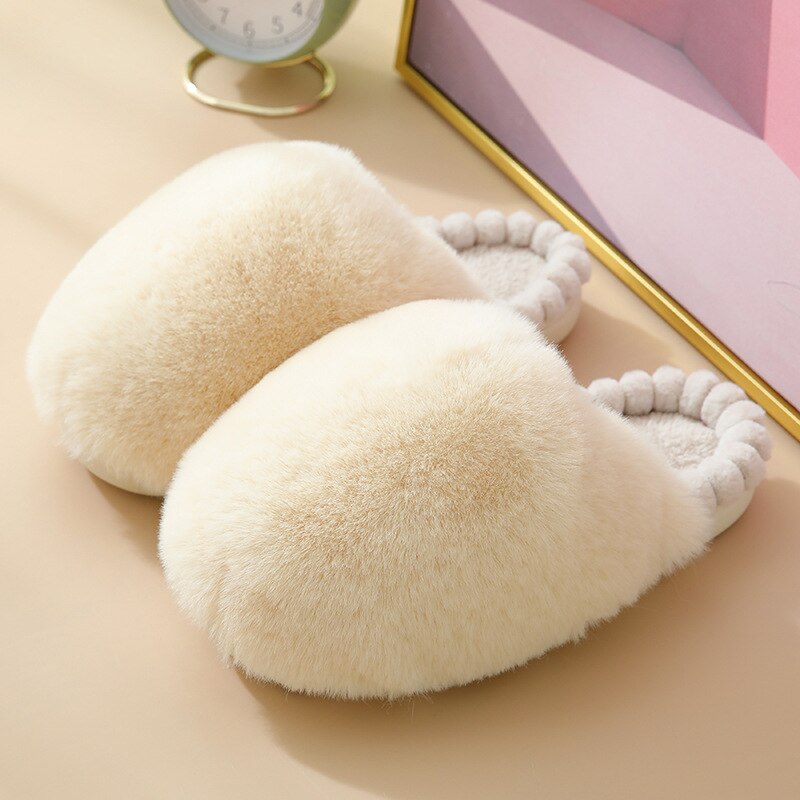 Kawaii Ball Plush Furry Homewear Slippers ME19 - mkkawaiishop