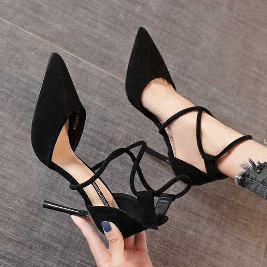 Stiletto-Heel Pointy Sandals BL7