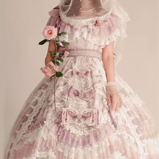 Robe Lolita pastel violette victorienne Fairyland ON805