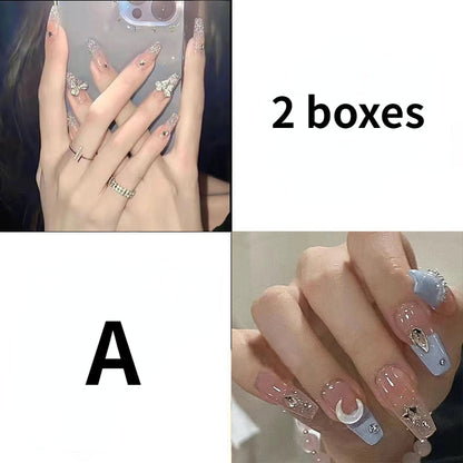 Press on Nails Set【 Amazing Bundle 2 Pairs】- Heartzcore