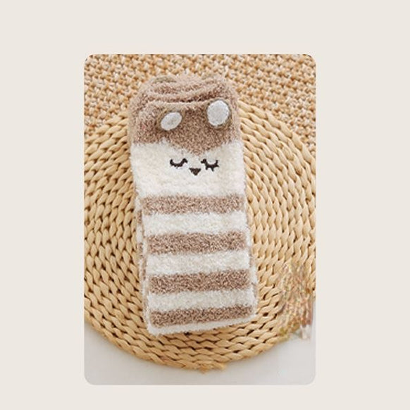 Fluffy Friends Animal Winter Long Socks MK18626