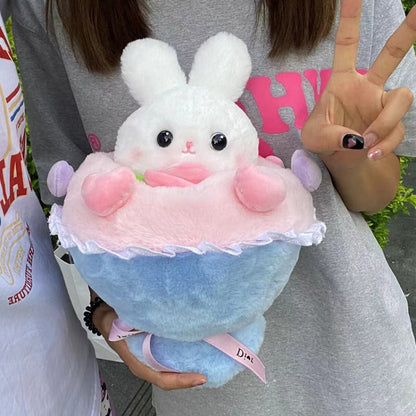 Peluche Bouquet de Lapin Kawaii