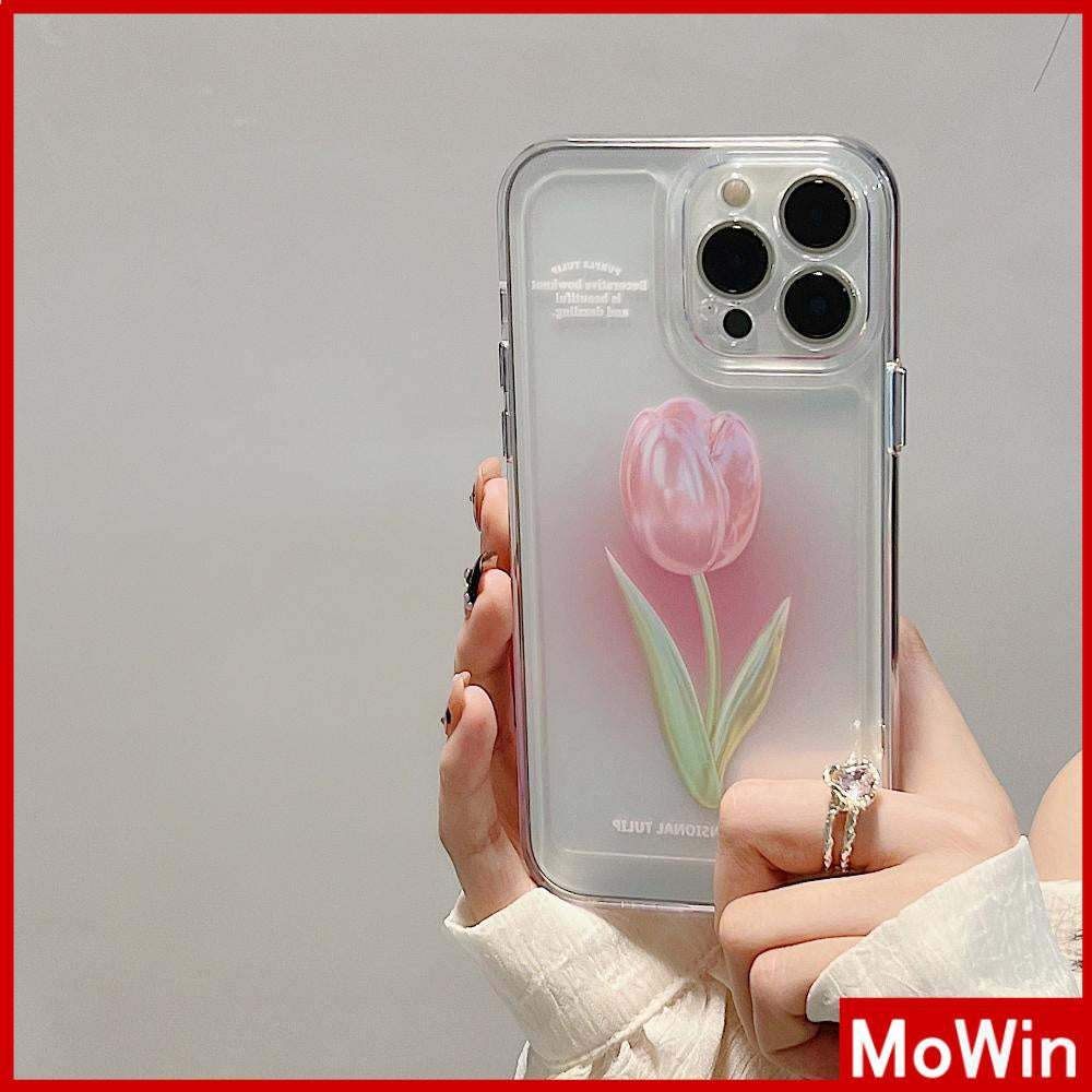 Pink Tulip Flower Phone Cases For iPhone 11 iPhone 13 Pro Max iPhone 12 Pro Max iPhone 7Plus iPhone xr LIN82 - mkkawaiishop