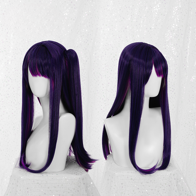 Oshi No Ko Ai Hoshino Mix Purple Pink Side Ponytail Cosplay Wig ON805