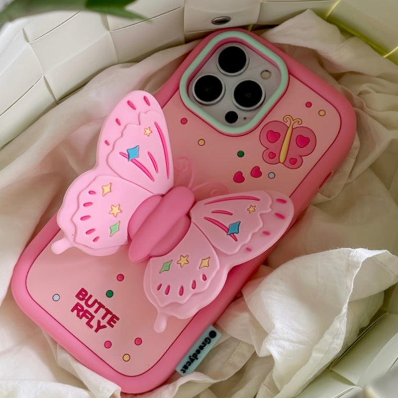 Sweet Pink Butterfly Phone Case - Kimi