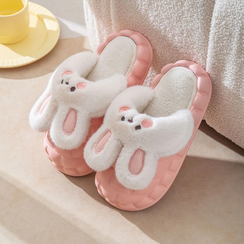 Bunny Waterproof Fluffy Winter Slippers MK18521