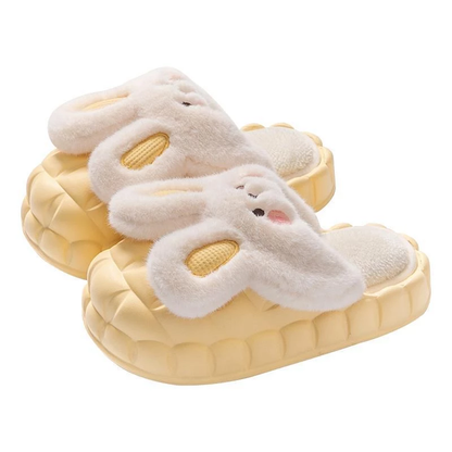 Chaussons d'hiver imperméables et moelleux en forme de lapin MK18521
